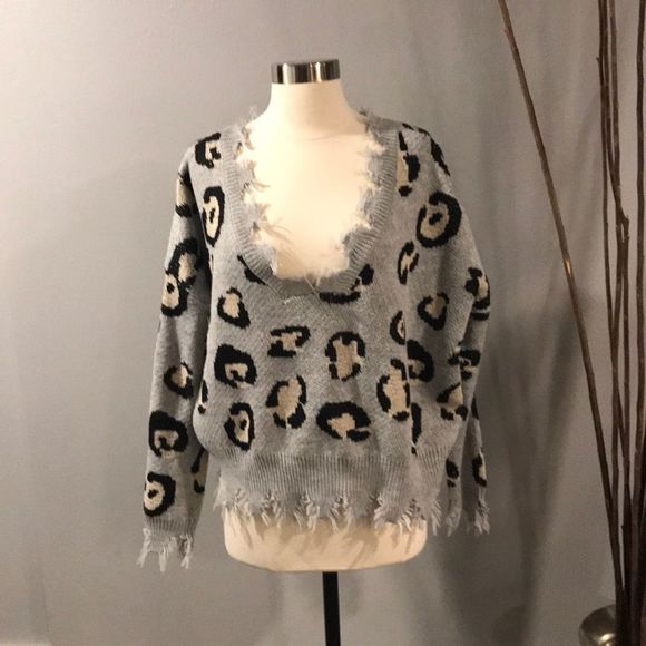 Miracle Sweaters - Leopard Print Sweater